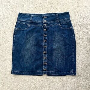Ashley Stewart Denim Skirt